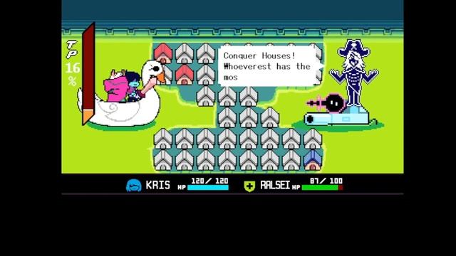 Deltarune Chapter 2: Kris And Ralsei Boat Ride Scene