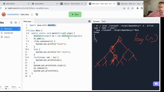 USACO - Sets (C++, Python, and Java) смотреть онлайн