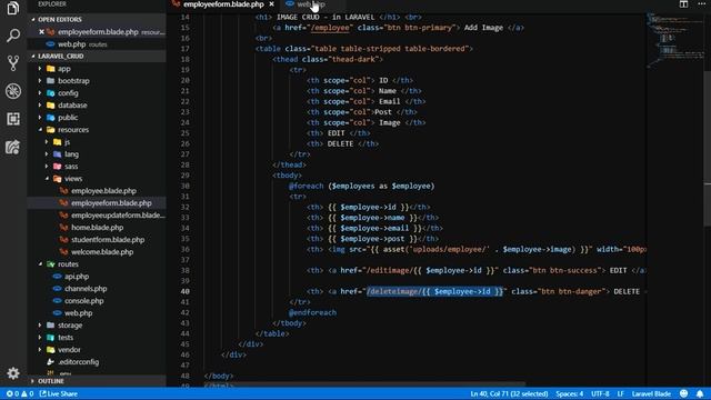 Laravel Image CRUD : How to delete the image/data in Laravel смотреть онлайн