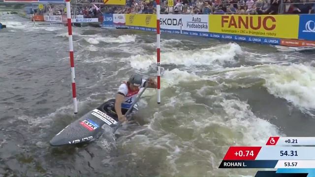 Matej Benus Slovakia Semi-Final / 2023 ICF Canoe-Kayak Slalom World Cup Prague Czech Republic смотреть онлайн