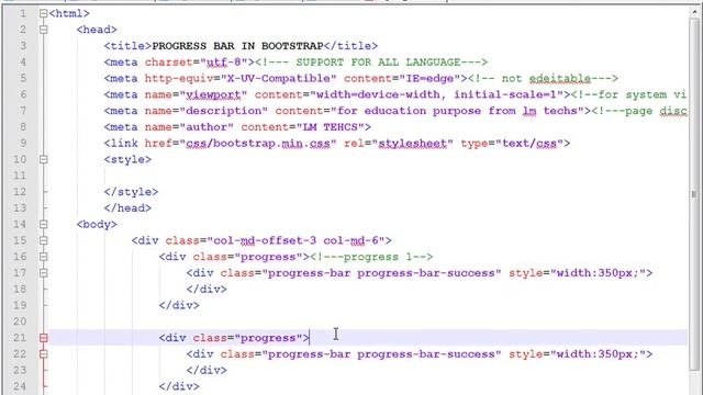 PROGRESS BAR IN BOOTSTRAP CLASS IN TAMIL | PART - 14 | LEARN BOOTSTRAP FULL TUTORIAL IN TAMIL | смотреть онлайн