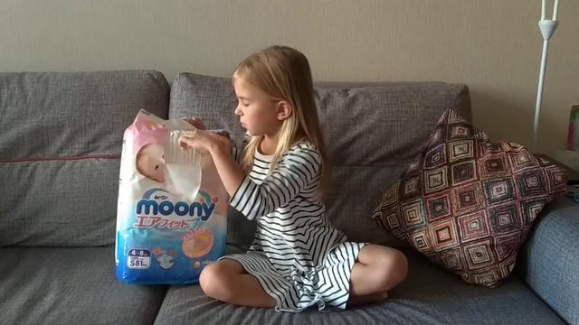 Обзор памперсов Moony из Rozetka смотреть онлайн