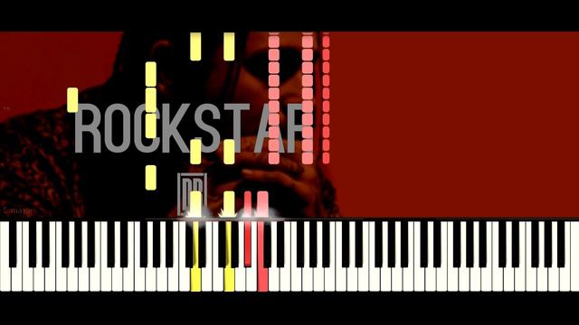 How to Play: Post Malone - Rockstar ft. 21 Savage | Piano Tutorial смотреть онлайн