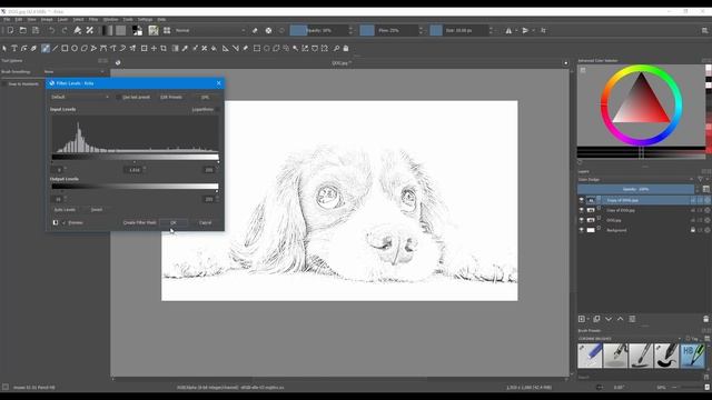 Turn any photograph into a pencil sketch using Krita смотреть онлайн