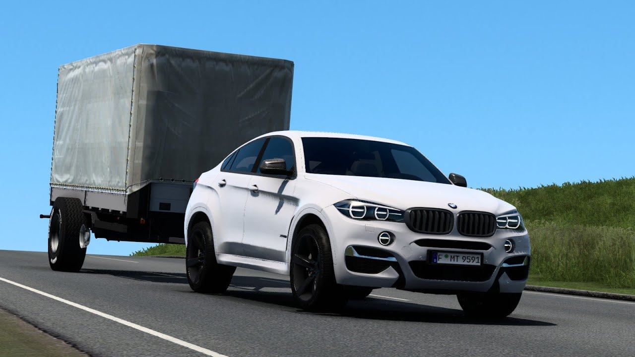 [ETS 2] BMW X6 M50d_Cargo Delivery trough Alps To Zurikch смотреть онлайн