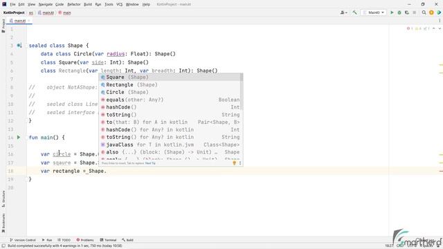 Kotlin Sealed Class (With Demo Source code) смотреть онлайн