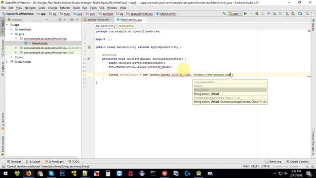 How can I open a URL in Android's web browser from my application смотреть онлайн