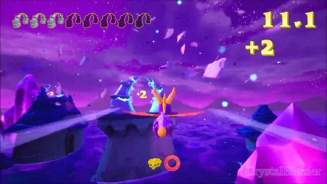 Spyro Reignited Trilogy - Spyro The Dragon 120% Walkthrough Part 11 - Night Flight