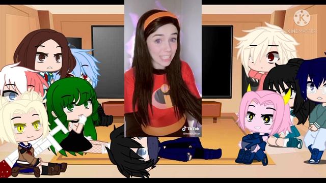 Mha react to Deku as Violet and Jennie. смотреть онлайн