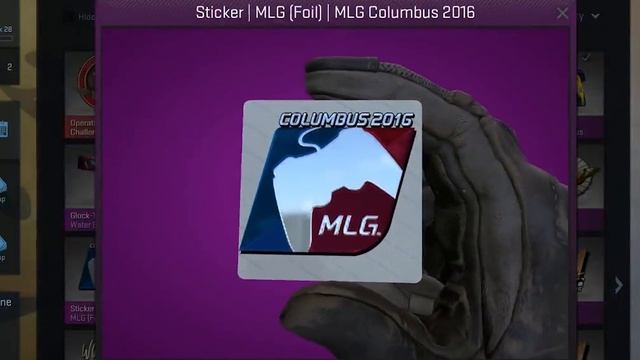 CS:GO STICKER SHOWCASE: MLG COLUMBUS 2016: FAZE (FOIL) & MLG (FOIL) смотреть онлайн