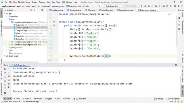 Android Mobil Programlama Dersleri Java & Kotlin #13 Java Diziler & Listeler #AndroidStudio смотреть онлайн