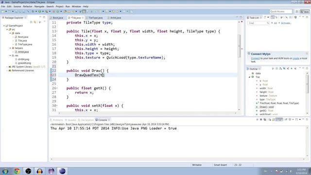 Java Game Programming - Drawing Tiles смотреть онлайн