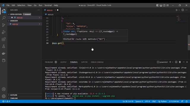Create REST API in python using Flask - Part 1 смотреть онлайн