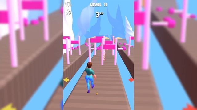 Gameplay - Bounce Big Walkthrough (iOS,Android) ЭВОЛЮЦИЯ РАЗМЕРА ПОПЫ смотреть онлайн