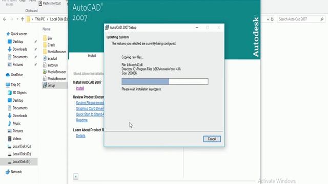Tutorial Instal AutoCAD 2007 смотреть онлайн