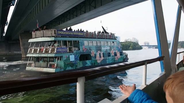 Прогулка на теплоходе от Северного речного вокзала в Химки смотреть онлайн