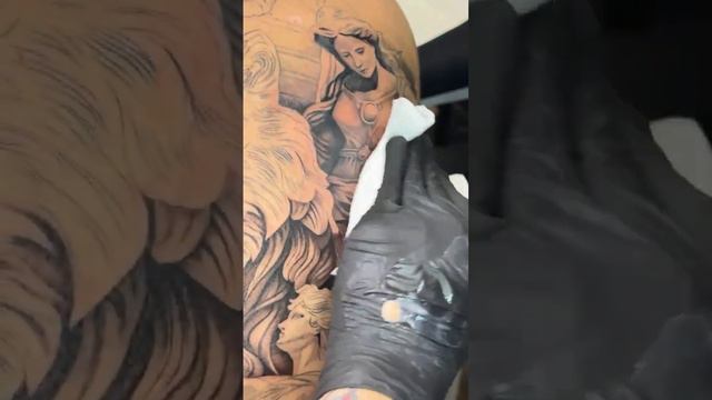 Tatuaje espalda completa , Full back tattoo. смотреть онлайн