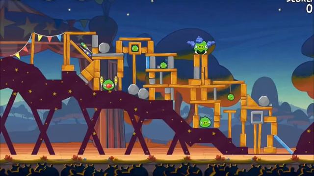 Angry Birds Seasons Abra-Ca-Bacon 2-8 Level 3 Star Walkthrough | WikiGameGuides смотреть онлайн