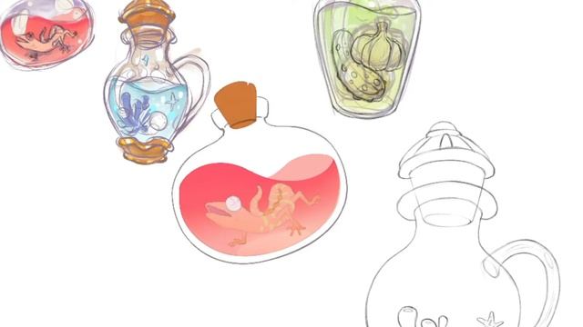 Game Props Icon Design, painting glass textures with the most basic brushes. 原画概念设计，畫玻璃質感。 смотреть онлайн