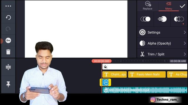 How to Make White Screen Lyrics Video Editing in Kinemaster | Techno Logic смотреть онлайн
