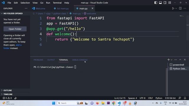 #2 | Installation and Running FastAPI | FastAPI Tutorial in Tamil смотреть онлайн