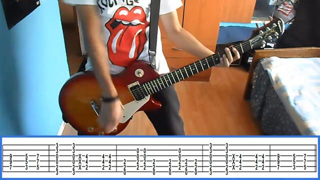 Guns N' Roses Civil War IZZY STRADLIN ONLY with tabs | Rhythm guitar смотреть онлайн