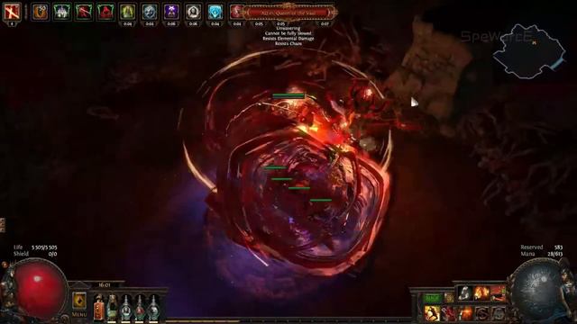 Циклон Рубака против Убер Атзири Cyclone Slayer vs Uber Atziri Path of Exile Legion 3.7 смотреть онлайн