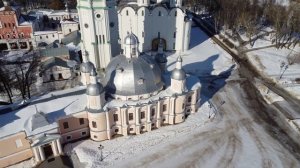 Вологодский кремль. Зимний вид. 4К