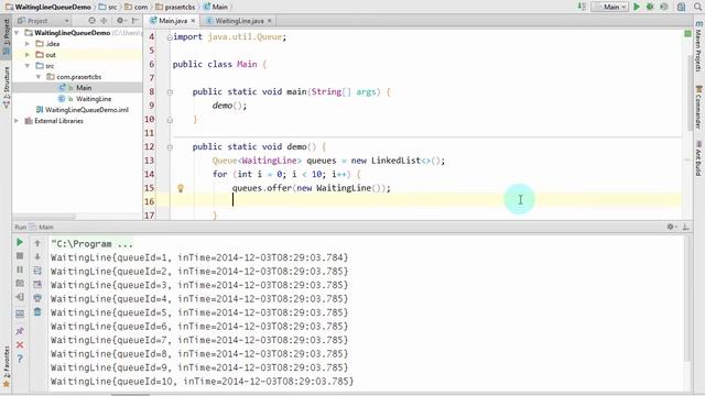 สอน Java: การประยุกต์ใช้งาน Queue ในการจำลองการรับบัตรคิวเพื่อรอรับบริการ смотреть онлайн