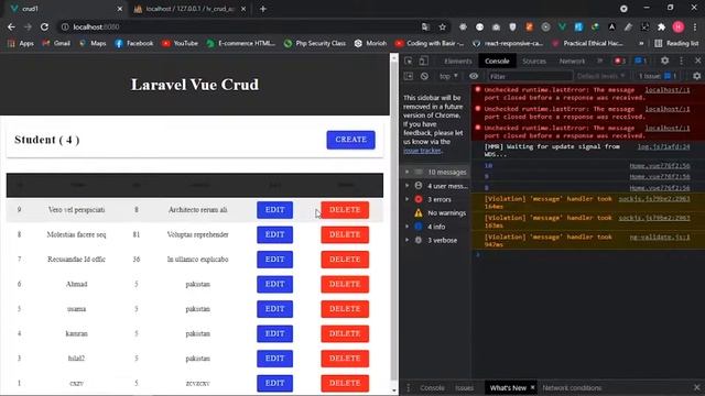 Laravel and Vue crud with searching || Laravel and Vue смотреть онлайн