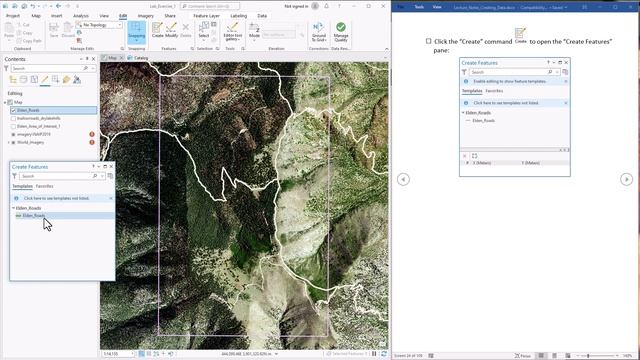 Creating and Editing Data: Lab Exercise 1; Using the Sketch tool to create Polylines in ArcGIS Pro смотреть онлайн