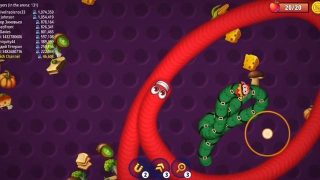 Slither Snake Worm/Game Play смотреть онлайн