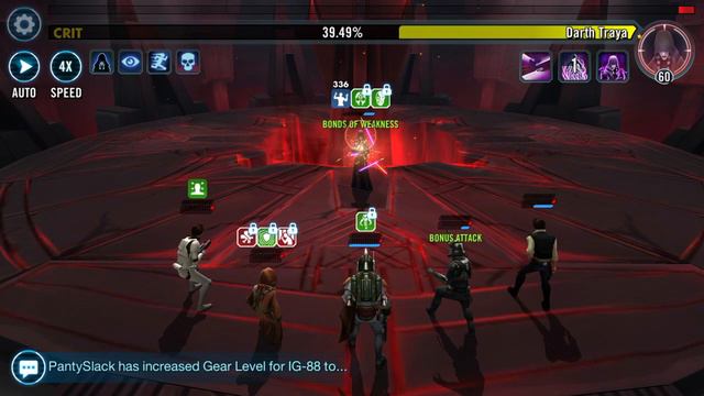 Star Wars: Galaxy Of Heroes Sith Triumvirate Raid Phase 4 Broken