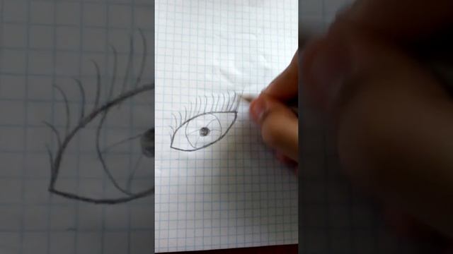 Как рисовать глаз.? Моя техника.❤ *первое видео* смотреть онлайн
