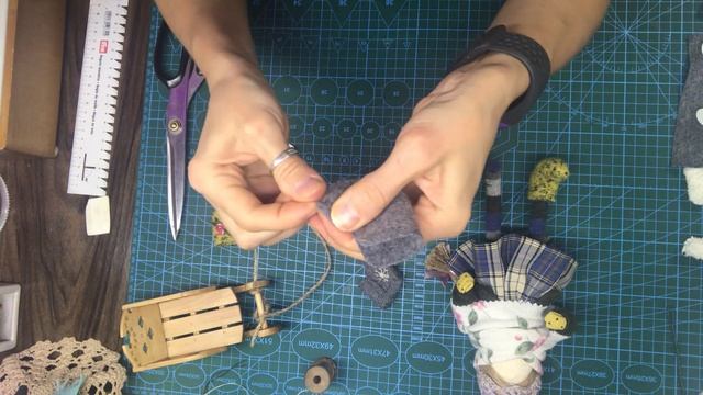 Шитьевые валенки для куклы смотреть онлайн