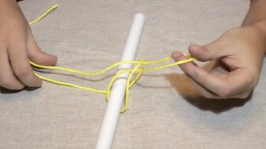 Как вязать саморазвязывающийся узел.