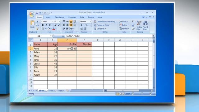 How to Highlight Duplicate Rows in Excel 2007 смотреть онлайн