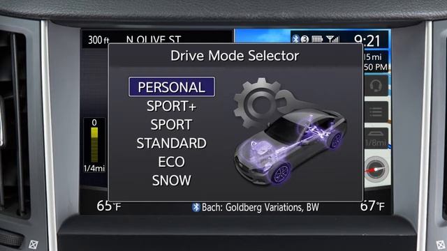 2018 INFINITI Q50 HEV - Drive Mode Selector смотреть онлайн