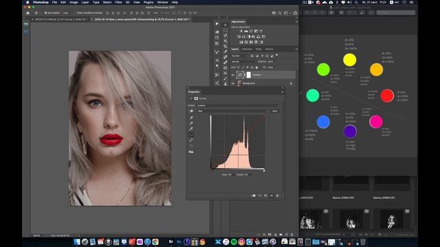 Хелпер или шпаргалка для тонировки кривыми в фотошопе или любом другом фотографическом софте. смотреть онлайн