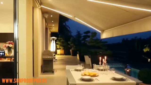 Маркизы, опции, подсветка локтей