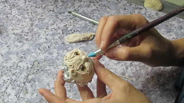 Показываю как сделать игрушку в смешанной технике.Хранитель леса из меха и глины смотреть онлайн