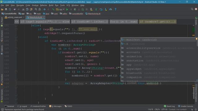 Curso de Android and Kotlin desde cero Clase ArrayAdapter смотреть онлайн