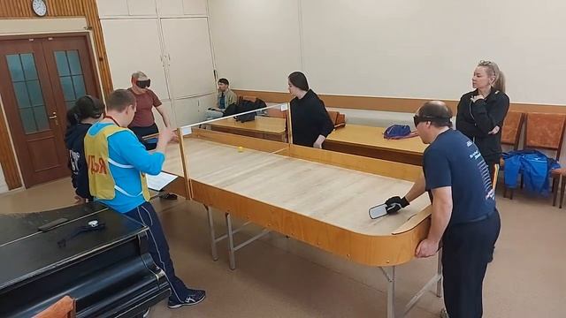 Чемпионат Санкт-Петербурга по спорту слепых - настольный теннис (1 день) смотреть онлайн