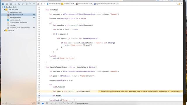Core Data for iOS: Learn Data Persistence from Scratch - Part II | iOS Development in Tamil смотреть онлайн