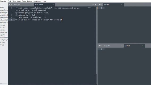error in sublime test is not recognized as an internal or external command, смотреть онлайн