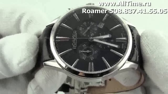 Мужские наручные швейцарские часы Roamer 508.837.41.55.05 смотреть онлайн