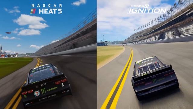 NASCAR Heat 5 Vs NASCAR 21: Ignition | Direct Comparison