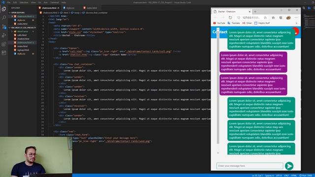 CSS Project Part 3 - Dechat : Mobile First Chat Website #StayHome #WithMe смотреть онлайн
