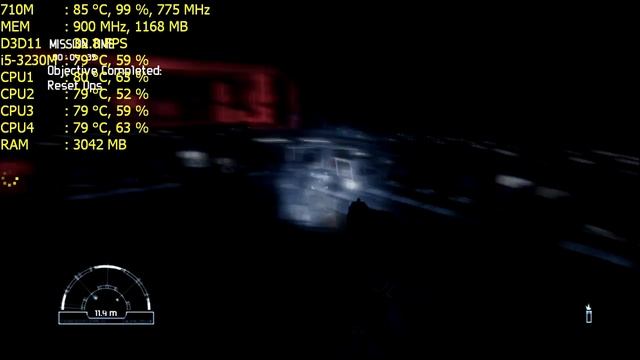 Aliens vs Predators Gameplay Test | GeForce 710M 2GB | High Settings 720p | смотреть онлайн