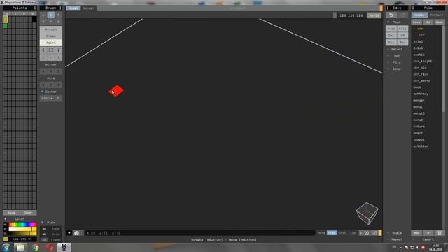 MagicaVoxel - ДЛЯ НОВИЧКОВ СОЗДАНИЕ ВОКСЕЛЬНЫХ МОДЕЛЕЙ Урок, туториал Воксель арт Voxan смотреть онлайн